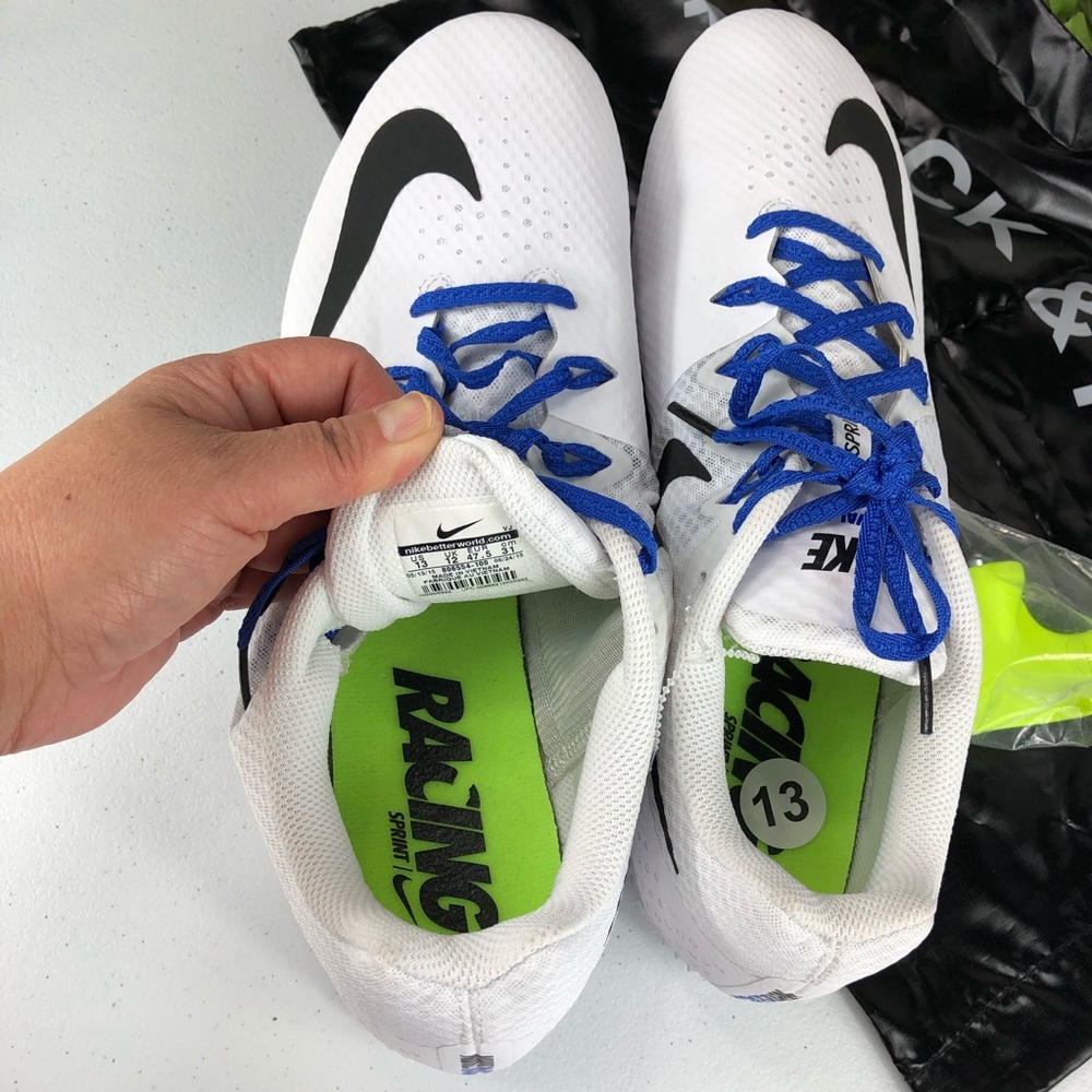 Track and Field Nike White Sneakers Size 13 (5002) - Picture 6 of 8